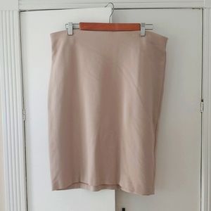 Philosophy khaki Ponte pencil skirt, 14